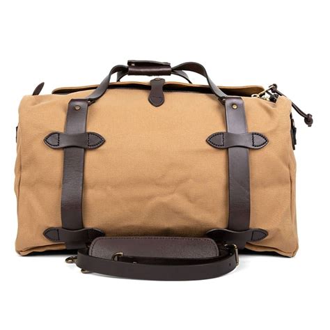 filson medium twill duffle bag.